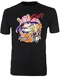 Great Eastern Entertainment Dragon Ball Fighterz-Gotenks and Buu Men's T-Shirt, Multicolored,...