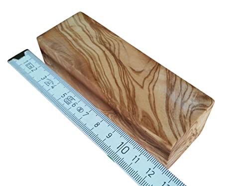 D.O.M. Rohholz Olivenholz Kanteln 40 x 40 x 120 mm
