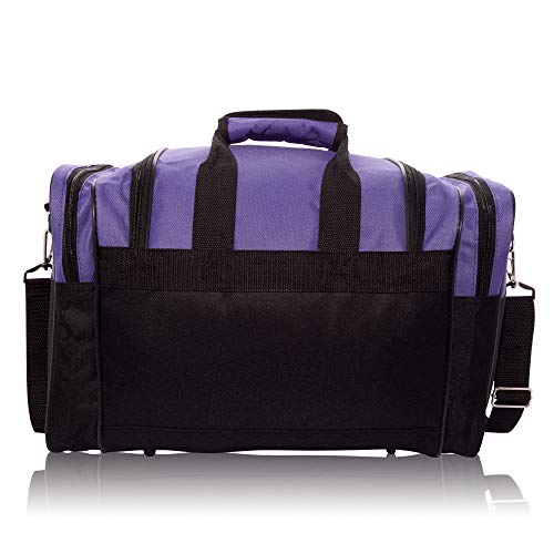 Image of DALIX 17 inch Blank Duffle Bag Duffel Bag Travel Size Sports Durable Gym Bag