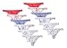 Fruit of the Loom Women's "12 Pack" Cotton Stretch Thongs Panties -Colors may vary (6)