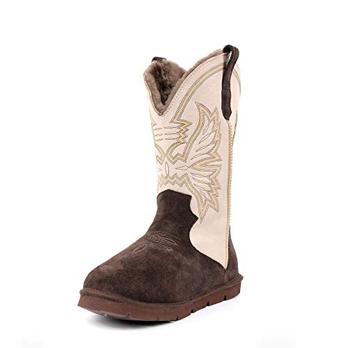 SUPERLAMB Men’s Cowboy Suede Leather Boots4