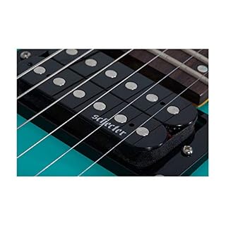 Schecter C-6 Deluxe – Guitare électrique – Satin Aqua - Les Beatles, Paul McCartney, John Lennon, RIngo Starr, George Harrison Schecter C-6 Deluxe - Guitare électrique - Satin Aqua – Image 5
