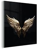 peinture ange gardien 📌 SYSTÈME D’ACCROCHAGE SIMPLE ET PRATIQUE: Nos tableaux en verre sont livrés avec un système complet de fixation, permettant une installation murale stable et sécurisée. Le montage est rapide et sans complication.