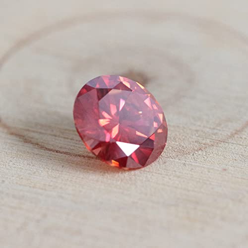 Letmexc Loose Garnet Moissanite Vvs1 Excellent Diamond Cut For Jewelry Rings Making With Gra Report (1.0) #TOP3