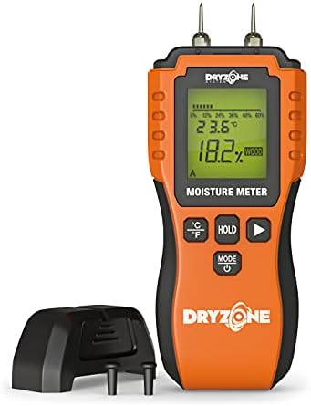 Dryzone Moisture Meter Detector Damp Meter for Wood, Masonry and Other Building Materials