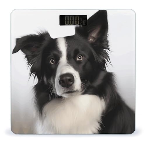 Báscula digital para baño Border Collie 400 lb miniatura 1