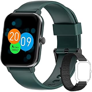 Blackview Smart Watch for Men Women, 1.69"Full Touch Screen Fitness Watch with SpO2/Body Thermometer/Heart Rate/Sleep Monitor/Female Health Tracking, Waterproof Step Counter Smartwatch for Android iOS