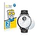 BROTECT Protector Pantalla Completa Compatible con Withings Steel HR Sport (40 mm) (2 Unidades) 3D Curvo