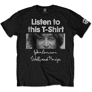 Rock Off John Lennon Listen Lady Officiel T-Shirt Hommes Unisexe - Les Beatles, Paul McCartney, John Lennon, RIngo Starr, George Harrison