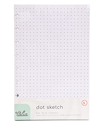 Talia Discbound Notebook Refills (Dotted Pages, Junior (5.5in x 8.5in))