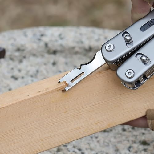 Image of Roxon FT10 Build Your Own Multitool Accessory for Flex (3-Piece Set Including Carving Chisel + Wire Stripper & Sheep Foot Blade & Scissors) Interchangeable Tools