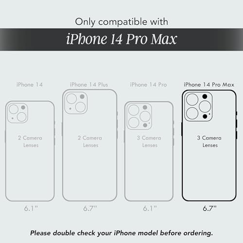 Image of COCOMII Rectangle for iPhone 14 Pro Max Case, Mother of Pearl