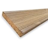 Sunwood Pavimento in Legno Thermo-WOOD per Esterno 300 cm da 12x2 cm - Decking in Pino Ter...