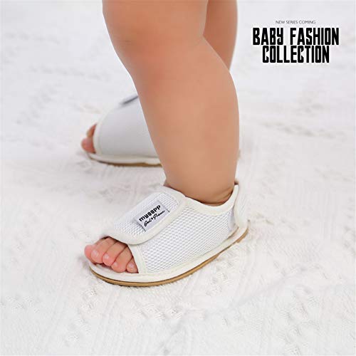 Image of RVROVIC Baby Boys Girls Sandals Premium Infant Summer Outdoor Shoes PU Lightweight Soft Anti-Slip Sole Toddler Prewalker