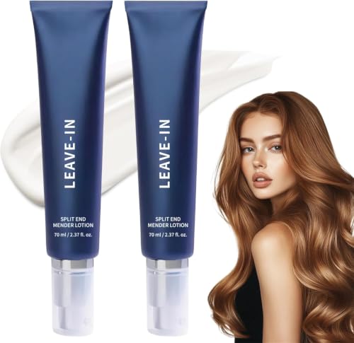Sérum capilar reparador de puntas abiertas (70 ml), sérum sin aclarado antiencrespamiento, mascarilla nutritiva y acondicionadora; deja el cabello sedoso y suave al instante.