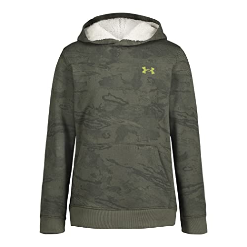 Image of Under Armour Boys' Pullover Hoodie Sweatshirt, Soft & Comfortable Fleece, Outdoor Collection