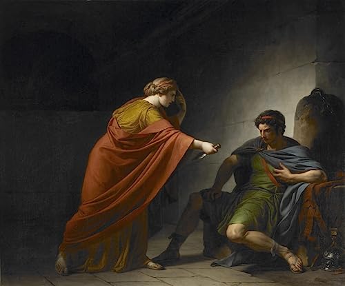 Arria et Paetus de Vincent affiche toile 60x90cm pour habiller un mur vide avec art