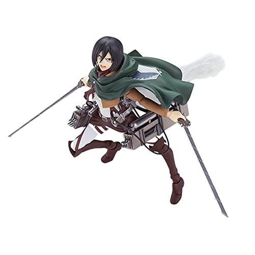 Linkhand Anime Figures For Attack On Titen Mikasa Ackerman Movable Joints Figures Anime Action Figure Equipped With Base Anime Character Models #TOP4