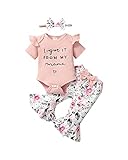 HIGHUZZA Baby Girl Clothes 0-3 Months Newborn Infant Outfits Summer Girl Romper Letter Tops Flower F