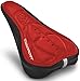 Aduro Sport Bike Seat Cushion Cover Pad with Memory Foam for Bicycle Narrow Seat Saddle, No Installation Needed, Bounce Free - Enjoy Longer Rides, Water Resistant (Red)