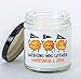 Hanukkah Candle Wishing You Latke Happiness and Joy Hanukkah Gift for Jewish Women Men Kids, Hanukkah Family Together Dining Table Decoration, House Room Dinner Scented Candle Hanukkah Home Gifts