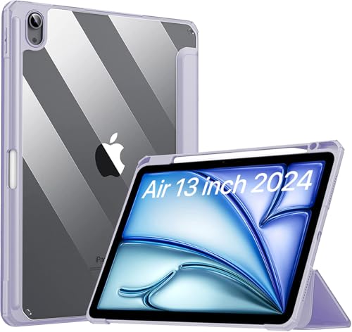 Robustrion Cover for iPad Air 13 inch M2 Cover Case, Flip Cover with Pencil Holder for iPad Air 13 inch [ Auto Sleep Wake Support] - Lavender (B0D6W7DFWN) Amazon Price History, Amazon Price Tracker