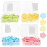 DECHOUS 10 piezas Papel Jabón Desechable Portátil Mini para Viajes Hojas Espumosas Suaves para Lavado de Manos Compacto y Ligero para Senderismo y Uso al Aire Color Color Aleatorio