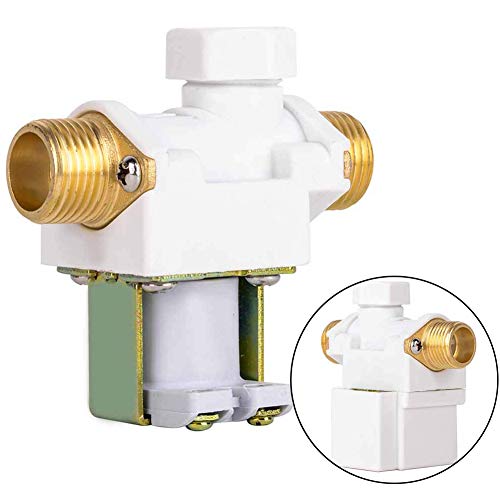 Beduan 12V Plastic Water Electric Solenoid Valve Normally Closed 1/2"