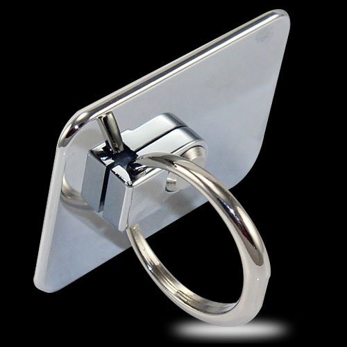 Universal Silver Bunker Ring Stand & Holder for iPhone 4 4S 5 5G Galaxy S2 S3 SIII S4 iPad iPod HTC Nokia All Cell Phones