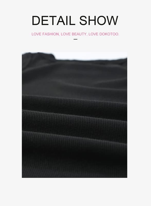 Dokotoo Womens Ladies Ribbed Thick Strap Racerback Tight Slim Fitted Sporty Workout Tank Tops X-Small Solid Black