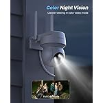 TOAIOHO-2K-OutdoorIndoor-WiFi-Surveillance-Camera-Colorful-Night-Vision-360-Full-Protection-Bi-directional-Audio-Motion-Alert-AndroidiOS