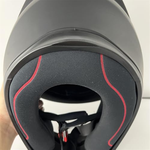 MOTUDA K1 Helmet Chin/Neck Curtain for AGV K1 S, K3 SV, Surround Seal Replacement Parts, Motorcycle Helmet Accessories (Rear Surround Seal)