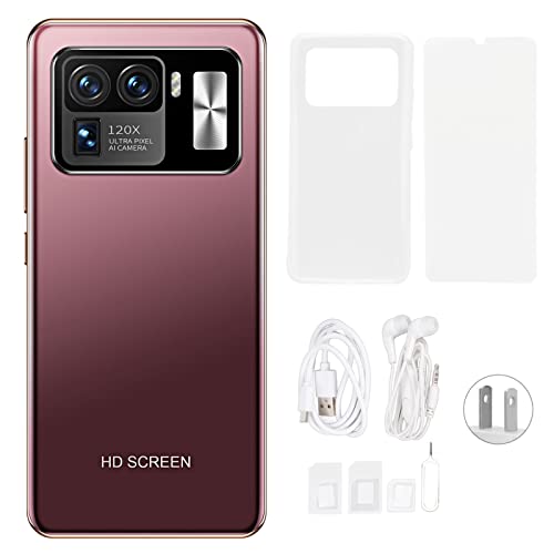 Dilwe Unlocked Android Smartphone, 6.1 Inch Fhd Unlock Cell Phone, 4Gb Ram 64Gb Memory, 8Mp, 32Mp Dual Camera, 3 Card Slots, 4500Mah 3G Mobile Phone For Android 11(Champagne Gold) #TOP6