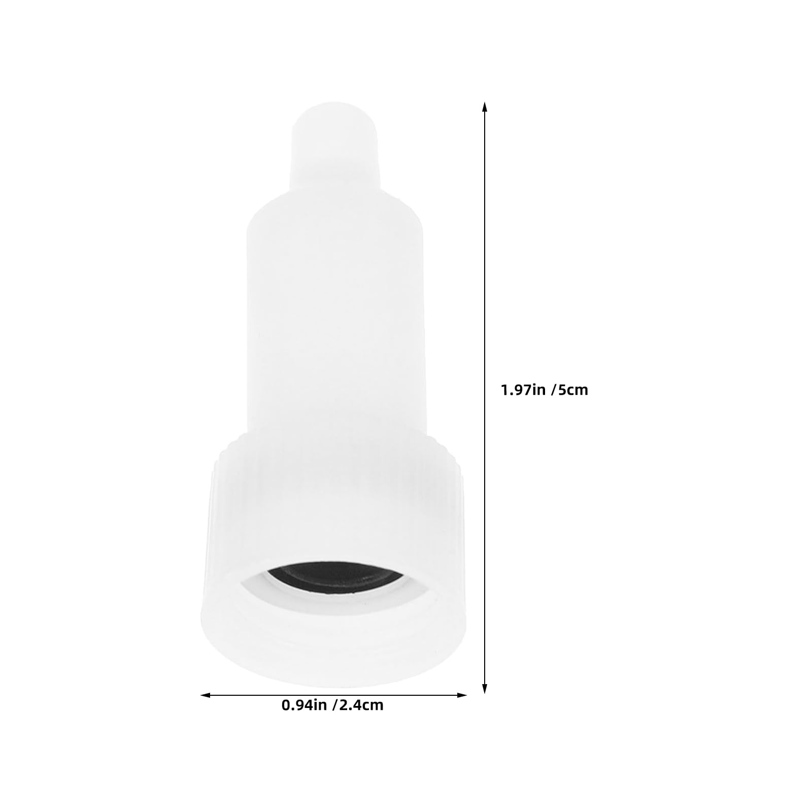 POPETPOP Pompa di Ricambio per Dispenser di Detergente Plastica, Testa Pompa per Bagno e Cucina, 4 Pezzi, Compatibile con Flaconi per Lozione e Shampoo, per Uso Domestico e Alberghiero