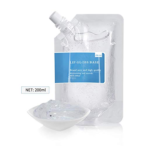 Weixinbuy - weixinbuy Moisturizing Lip Gloss Base, Lip Makeup Primer Basic Lipstick Lip Gloss Material,DIY Handmade Clear Lip Gloss Non-stick Lip Gloss-200ml/7.05oz