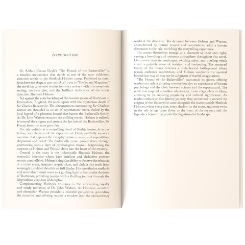 Image of The Hound of the Baskerviles | Sherlock Holmes Classic | Unabridged (144 Pages) | Detective Fiction Novel for Readers of All Ages by Arthur Conan Doyle (Classic Novels)