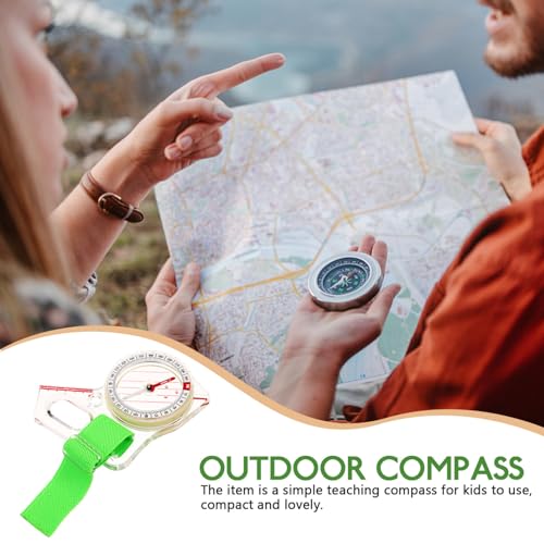 Brújula Direccional de Pulgar Compacta para Camping miniatura 7