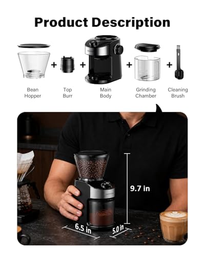 SHARDOR Burr Coffee Grinder 4.0