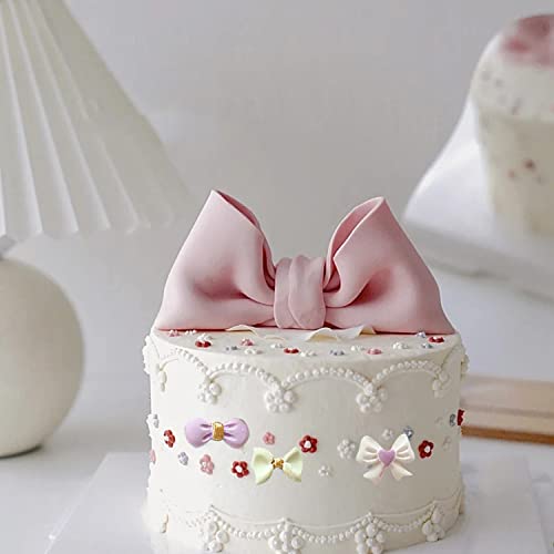 Rfghac Mini Bow Silicone Mold Bowknot Fondant Mold Bow Tie Mold For Bow Sugar Craft Cupcake Topper Cake Decorating Polymer Clay Gum Paste Set Of 4 #TOP3