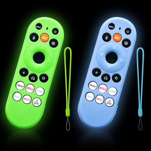 Funda para control remoto VIZIO XRT290 fluorescente GITD de silicona antideslizante