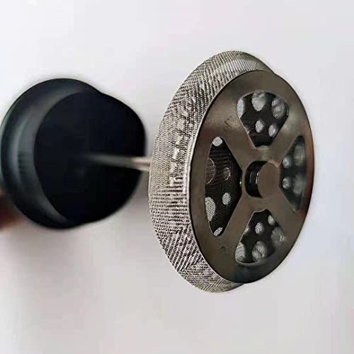 French Press Filters 4.5 Inch For 50 Oz/1.5 Liter/12Cups Coffee Press, 4 Pack French Press Screen Replacement Filter With Metal Center Ring #TOP1