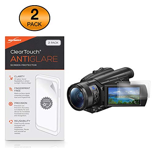 Sony FDR-AX700 protector de pantalla BoxWave antihuellas para solucionar reflejos y marcas 2