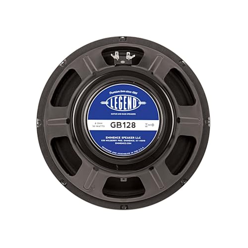 EMINENCE LEGENDGB128 12-Inch Lead/Rhythm Guitar Speakers, Black