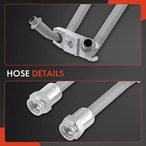 A-Premium Automatic Transmission Oil Cooler Line Hose Assembly Compatible With Jeep Wrangler 2007-2018 2.0L 3.6L 3.8L #TOP5