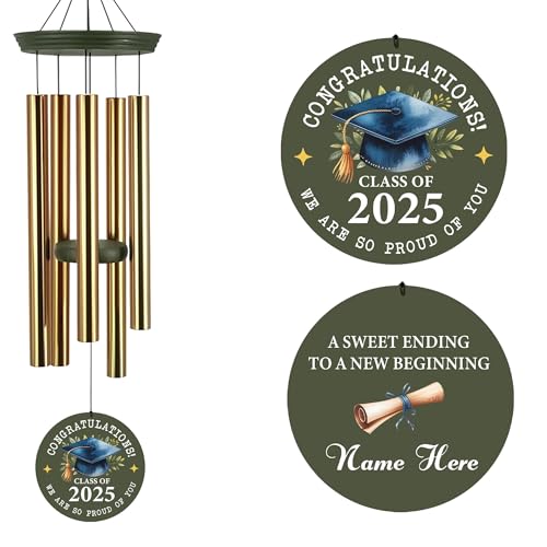 Image of ASTARIN Personalized Wind Chimes for 2025 Retire, Happy Retirement Gifts for Woman /Man /Teacher /Doctor, Happy Retirement Best Wishes, Retire Wind Chimes Thank You Gift for Women Men