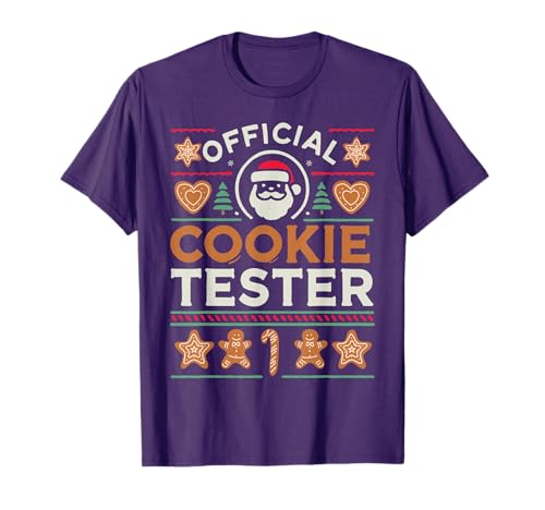 Official Cookie Tester Pajamas Pastry Chefs Sugar Cookie T-Shirt