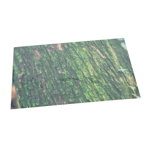 Abaodam Fish Tank Background Sticker Realistic Tree Bark Self-Adhesive Decal for Aquarium