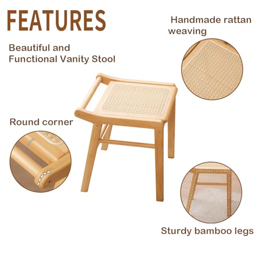 Tiita-Vanity-Stool-Square-Rattan-Makeup-Stool-Modern-Bamboo-Makeup-Dressing-Stool-Rectangular-Ottomans-Dressing-Stools-Step-Stool-Vanity-Chair-for-Makeup-Room-Living-Room-Bedroom-Entryway