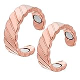 lymphatic drainage magnetic rings for weight loss，Have a healthy body so you don't get anxious, weight loss rings magnetic with a wide range of styles to choose from (braided rose gold color)