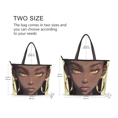 silk fabric zippered shoulder tote bag convenient handbags for women under for Prom Engagement Cocktail Party Wedding (Beauty African Women) L2